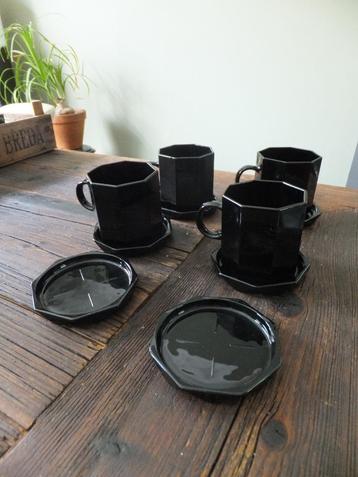 vintage arcopal france octime mokken & onderzetters jaren 80 beschikbaar voor biedingen