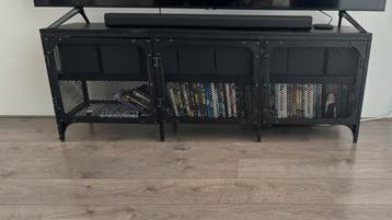 Tv Meubel met Zwarte Bovenplank