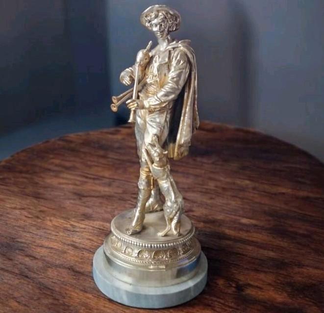 Émile BRUCHON Beeld 60 cm, Antiek en Kunst, Kunst | Beelden en Houtsnijwerken, Ophalen of Verzenden