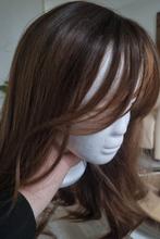 Prachtige bruine pruik/wig/haarwerk, Ophalen of Verzenden, Nieuw, Pruik of Haarverlenging