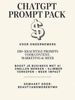 ChatGPT Prompt Pack – Slimme AI-tools voor ondernemers, Ophalen, Nieuw