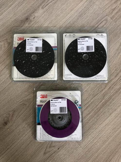 3M Hookit multihole steunschijf 150mm (Festool/Rupes/Hamach), Doe-het-zelf en Verbouw, Gereedschap | Machine-onderdelen en Toebehoren
