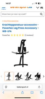Powertec leg press attachement, Ophalen of Verzenden, Zo goed als nieuw