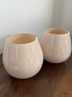 Kaarshouder Tasman XS ivory Ø12,5 x H11,5 - vase the World, Huis en Inrichting, Overige materialen, Overige kleuren, Veens Living