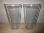 Set van 2 dikke glazen vazen, Ophalen of Verzenden, Gebruikt, Glas
