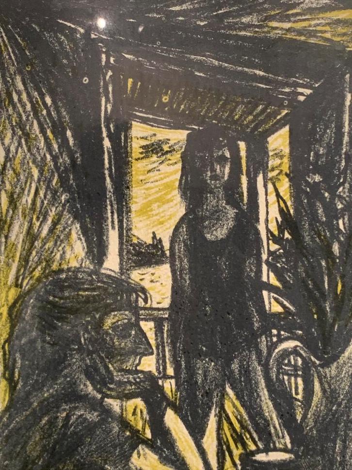 Litho van Theo Kurpershoek, Antiek en Kunst, Kunst | Litho's en Zeefdrukken, Ophalen of Verzenden