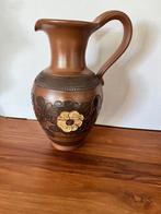 vintage bruin vaas, Ophalen of Verzenden