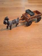 Oud Gietijzeren Speelgoed Geit met Kar, Antiek en Kunst, Antiek | Speelgoed, Ophalen of Verzenden