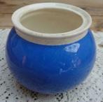 Doorleefd blauw suikerpotje, Villeroy & Boch Mettlach, Ophalen of Verzenden