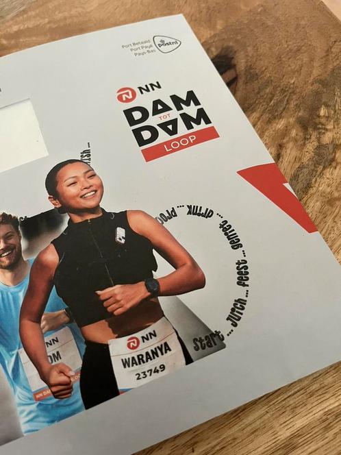 Startbewijs dam tot damloop 21 september, Tickets en Kaartjes, Evenementen en Festivals, Eén persoon