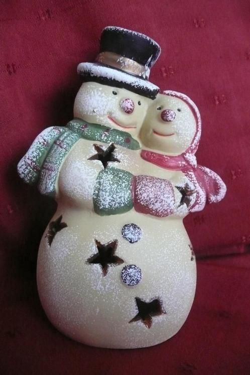 kerstbeeldje sneeuwmannetje, Diversen, Kerst, Zo goed als nieuw, Ophalen of Verzenden