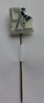 Speldje Lodalientje blauw ( wast de ramen ), Verzamelen, Ophalen of Verzenden, Zo goed als nieuw, Merk, Speldje of Pin