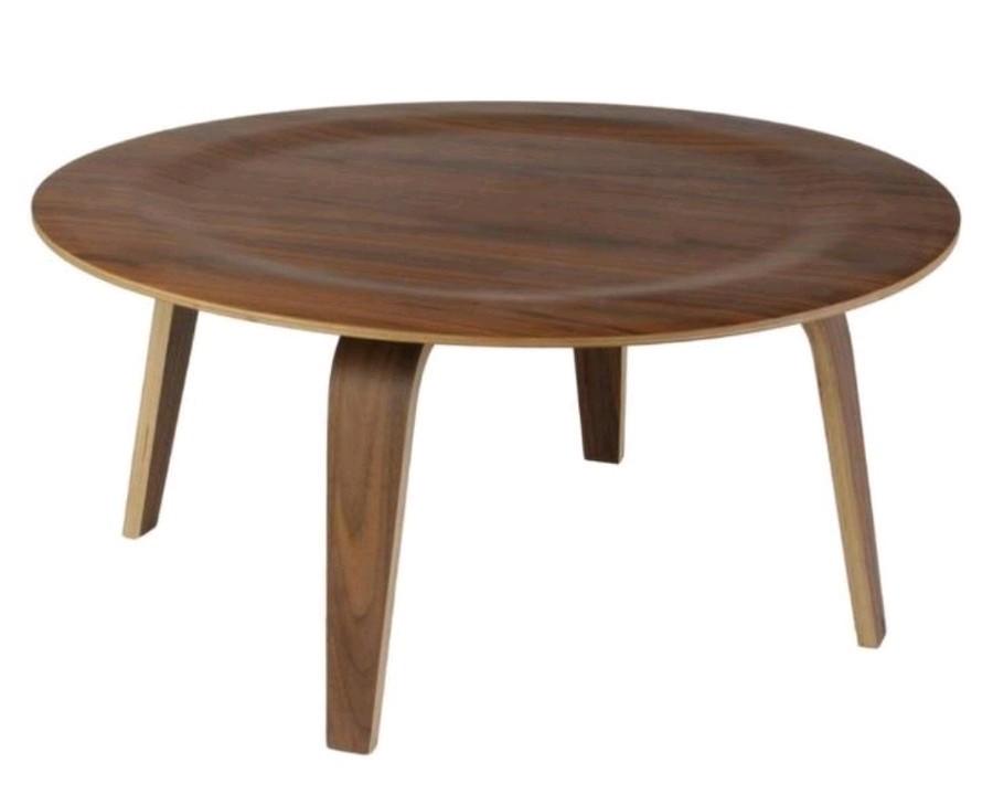 CTW plywood salontafel Eames DDW, Huis en Inrichting, Tafels | Salontafels, Gebruikt, 100 tot 150 cm, Minder dan 50 cm, Rechthoekig