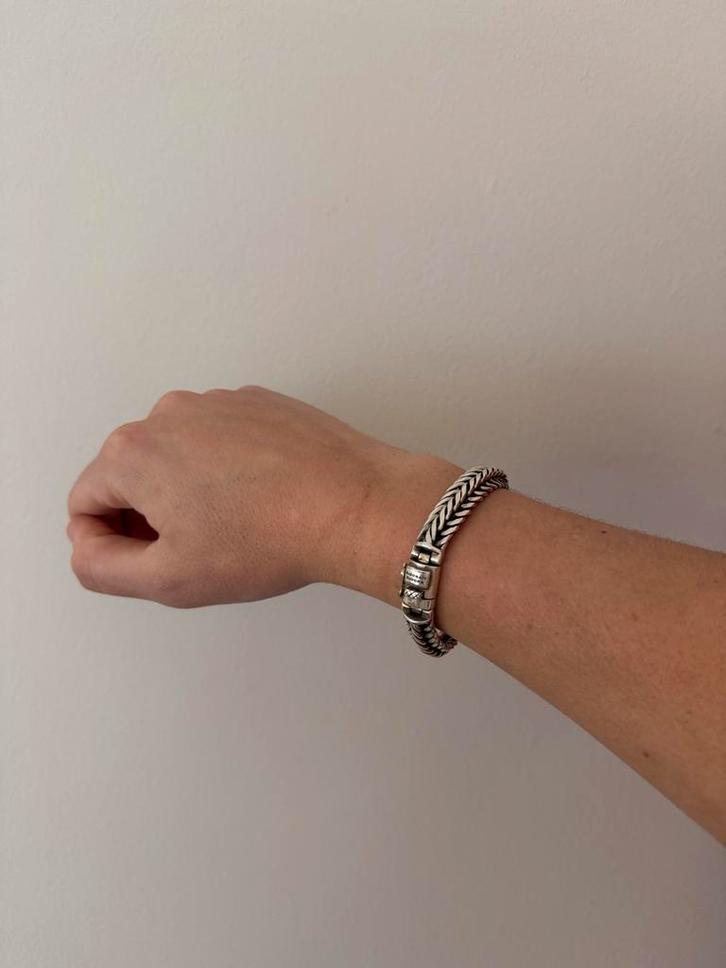 Buddha to Buddha Nurul Armband Zilver 925 - 19cm, Kleding | Heren, Riemen en Ceinturen, Zo goed als nieuw, Ophalen of Verzenden