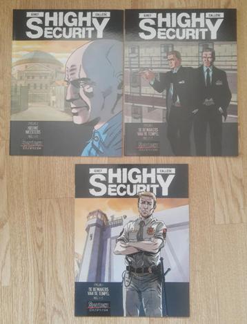 Serie reeks HIGH SECURITY / Prison Gevangenis strips beschikbaar voor biedingen
