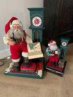 Kerstman bij klok, Diversen, Kerst, Ophalen of Verzenden, Zo goed als nieuw