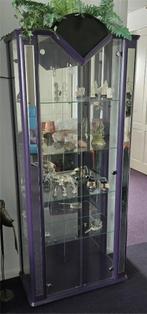 Leuke paarse vitrinekast, Ophalen, Gebruikt, 50 tot 100 cm, Glas