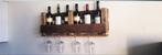 Wand wijnrek, Huis en Inrichting, Woonaccessoires | Wijnrekken, Ophalen, Gebruikt, 5 tot 15 flessen, Minder dan 50 cm