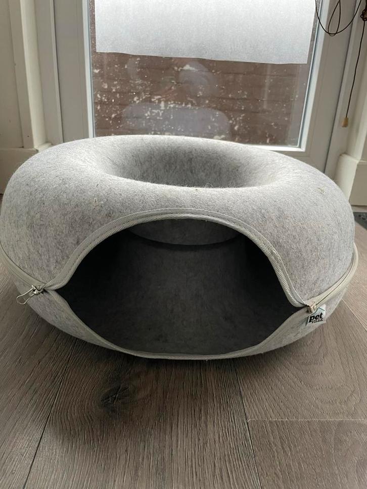 Kattenmand donut, Dieren en Toebehoren, Kattenmanden, Zo goed als nieuw, Ophalen
