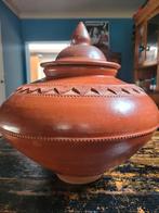 Terracotta Pot met Deksel - Aziatische Stijl, Antiek en Kunst, Antiek | Keramiek en Aardewerk, Ophalen