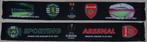 sjaal Sporting Portugal - Arsenal, Ophalen of Verzenden, Nieuw, Buitenlandse clubs, Vaantje of Sjaal