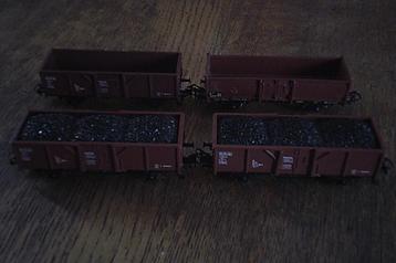 Marklin HO 4 Hogebakwagons nr. 4430 - 2x 4431 - 4602 beschikbaar voor biedingen