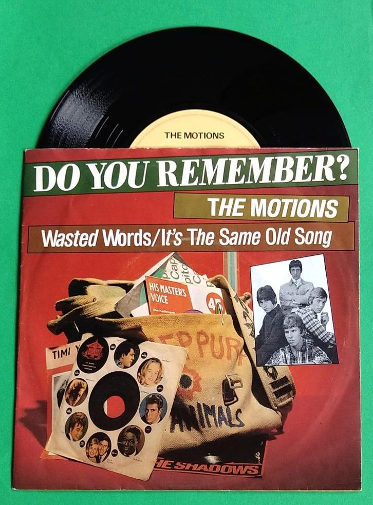 Motions - Wasted words / It’s the same old song, Cd's en Dvd's, Vinyl Singles, Single, 7 inch, Verzenden