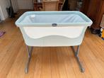 Chicco co-sleeper next2me in turquoise uitvoering, Ophalen, Zo goed als nieuw, Wieg
