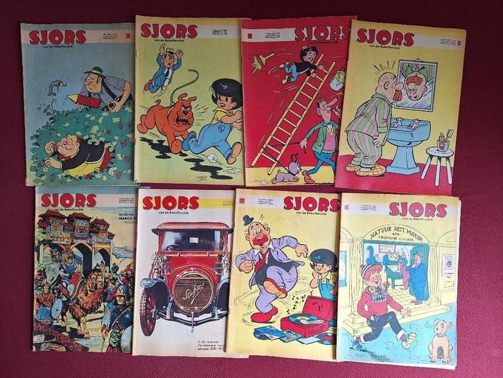 Te koop: oude stripbladen (Sjors, PEP, Robbedoes), Verzamelen, Tijdschriften, Kranten en Knipsels, Tijdschrift, Nederland, 1960 tot 1980