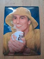 Leuke blikken reclame plaat Jubilee Hot Chocomel., Verzamelen, Merken en Reclamevoorwerpen, Ophalen of Verzenden, Gebruikt, Reclamebord