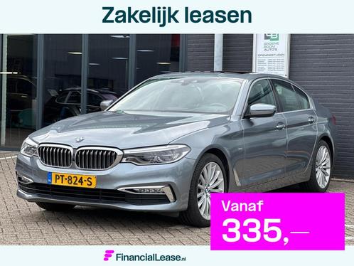 BMW 5-serie 520d High Executive/PANO-DAK/CAMERA/LEDER/NAVI/N, Auto's, BMW, Bedrijf, Lease, Financial lease, 5-Serie, ABS, Adaptive Cruise Control