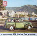 Folder FIAT 500 1952 (TOPOLINO C) NL, Ophalen of Verzenden, Zo goed als nieuw, Overige merken