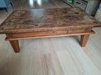 Robuust Houten Salontafel, Huis en Inrichting, Tafels | Salontafels, Ophalen, Gebruikt, 100 tot 150 cm, Teakhout