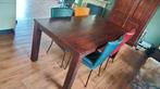 Eettafel, Huis en Inrichting, Tafels | Eettafels, Ophalen, Gebruikt, 50 tot 100 cm, 150 tot 200 cm