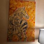 Zebra Schilderij, Ophalen