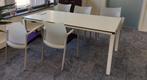 Vergadertafel + 6 stoelen, Huis en Inrichting, Tafels | Eettafels, Ophalen, 50 tot 100 cm, Zo goed als nieuw, Vijf personen of meer
