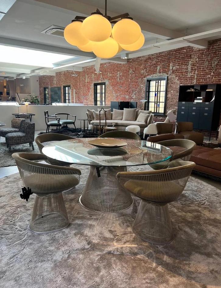 Originele Knoll International Dining set Warren Platner 2024, Huis en Inrichting, Tafels | Eettafels, Ophalen of Verzenden