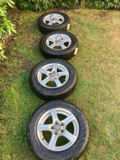 Winterbanden op Alu-velg (5 x 100) - Polo / Fabia / Ibiza, Auto-onderdelen, Banden en Velgen, Banden en Velgen, Winterbanden, 14 inch