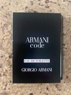 Sample Giorgio Armani - Armani Code EDT 1,2 ml. Nieuw!, Sieraden, Tassen en Uiterlijk, Uiterlijk | Parfum, Ophalen of Verzenden