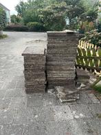Gratis af te halen! 42 grindtegels 60x40 5 grindtegels 30x30, Tuin en Terras, Tegels en Klinkers, Ophalen, Zo goed als nieuw, Beton