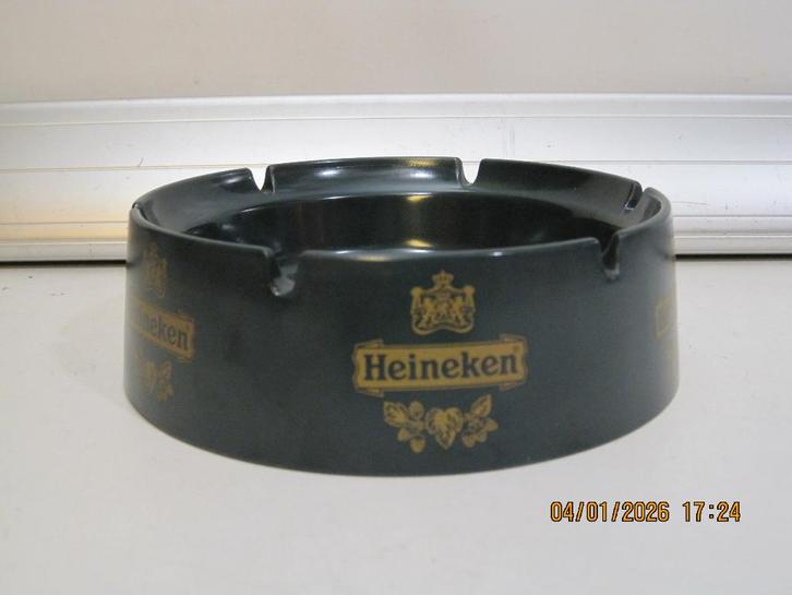 heineken asbak 16,5 cm doorsnede (369), Verzamelen, Biermerken, Zo goed als nieuw, Overige typen, Heineken, Ophalen of Verzenden