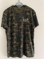Emporio armani shirt met camouflage print maat xs, Groen, Maat 46 (S) of kleiner, Ophalen of Verzenden, Zo goed als nieuw