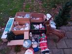 Partij kerstspullen en kerstbomen te koop, Diversen, Kerst, Ophalen, Zo goed als nieuw