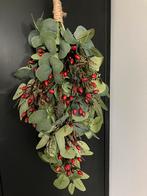 Zijden toef met donkerrode bessen en gagel NIEUW!, Info@flowersbymirjam.nl, Nieuw, Transformatorstraat 6a, Ophalen of Verzenden
