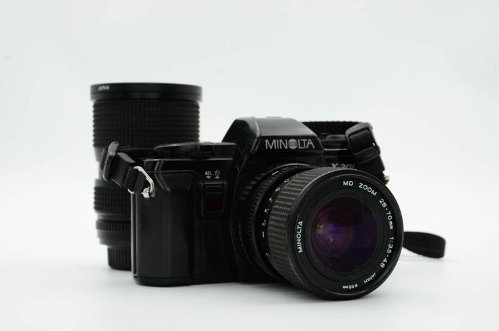 Minolta X-300s met MD Zoom 28-70mm en RMC Tokina, Audio, Tv en Foto, Fotocamera's Analoog, Gebruikt, Spiegelreflex, Minolta, Ophalen of Verzenden