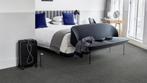 Grijze hoogpolige tapijttegels Touch&Tones103 Mushroom, Huis en Inrichting, Stoffering | Vloerbedekking, 75 m² of meer, Nieuw