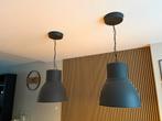 2x HEKTAR Industriële hanglamp IKEA inclusief lampbol, Ophalen, Gebruikt, Minder dan 50 cm