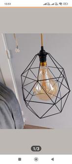 2 x mooie hanglamp met lichtbronnen, Ophalen of Verzenden, Zo goed als nieuw, Metaal, Minder dan 50 cm