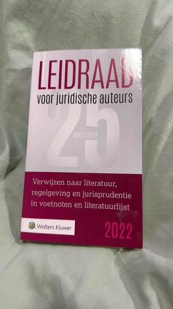 Leidraad Juridische Auteurs 2022 beschikbaar voor biedingen