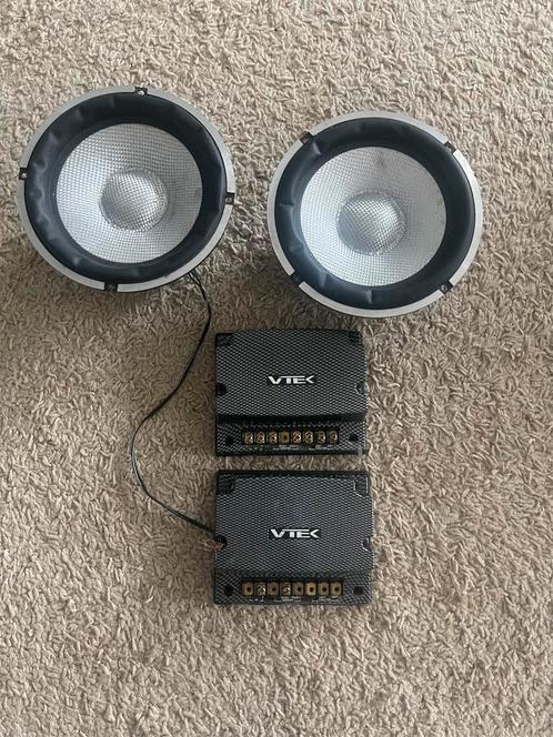 Earthquake Sound VTEK-MC5 speakers, drivers, filter, Auto diversen, Autospeakers, Gebruikt, Ophalen of Verzenden